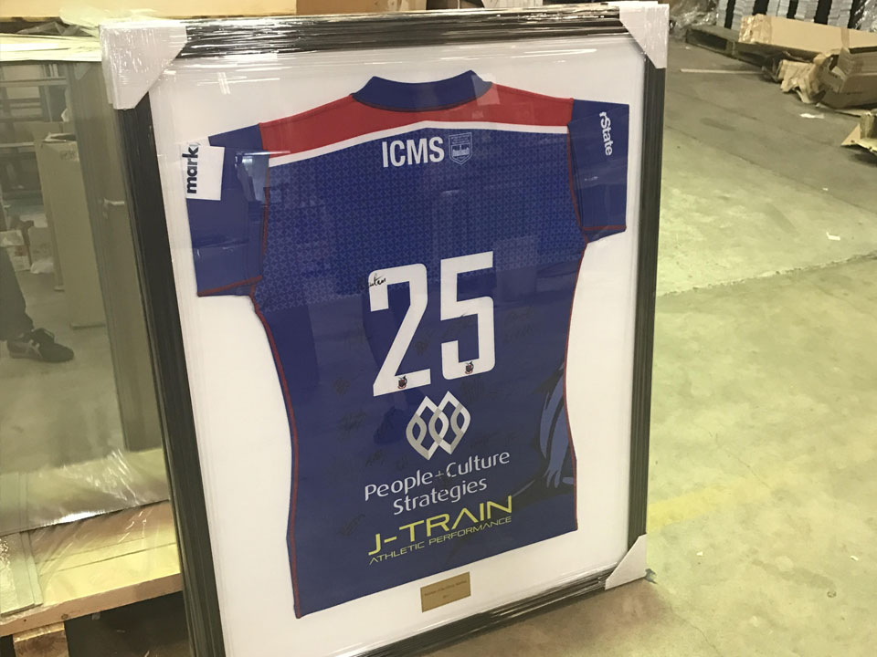 sports jersey framing near me