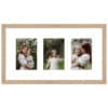 Framed photo collage featuring a mother and daughter in a garden setting