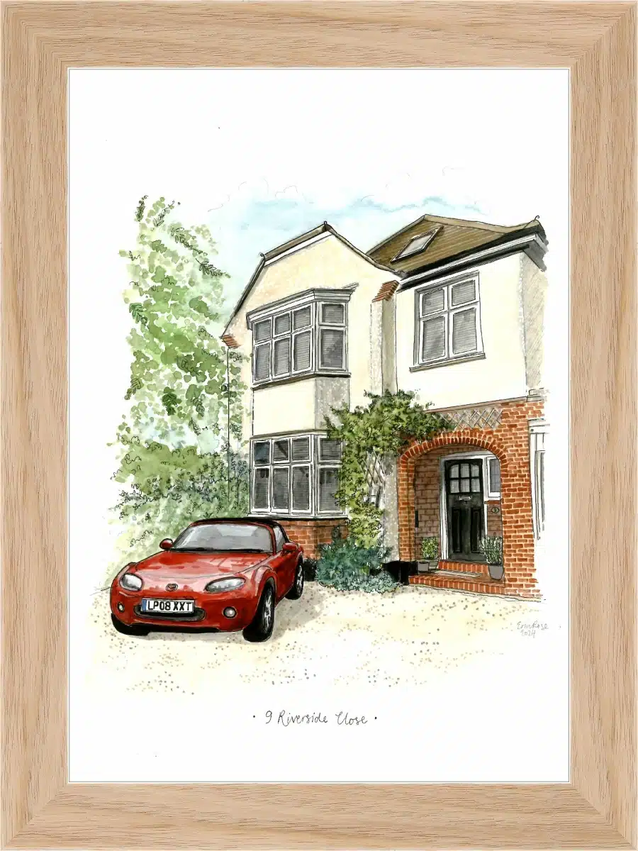 Print & Frame With Matboard & Glass