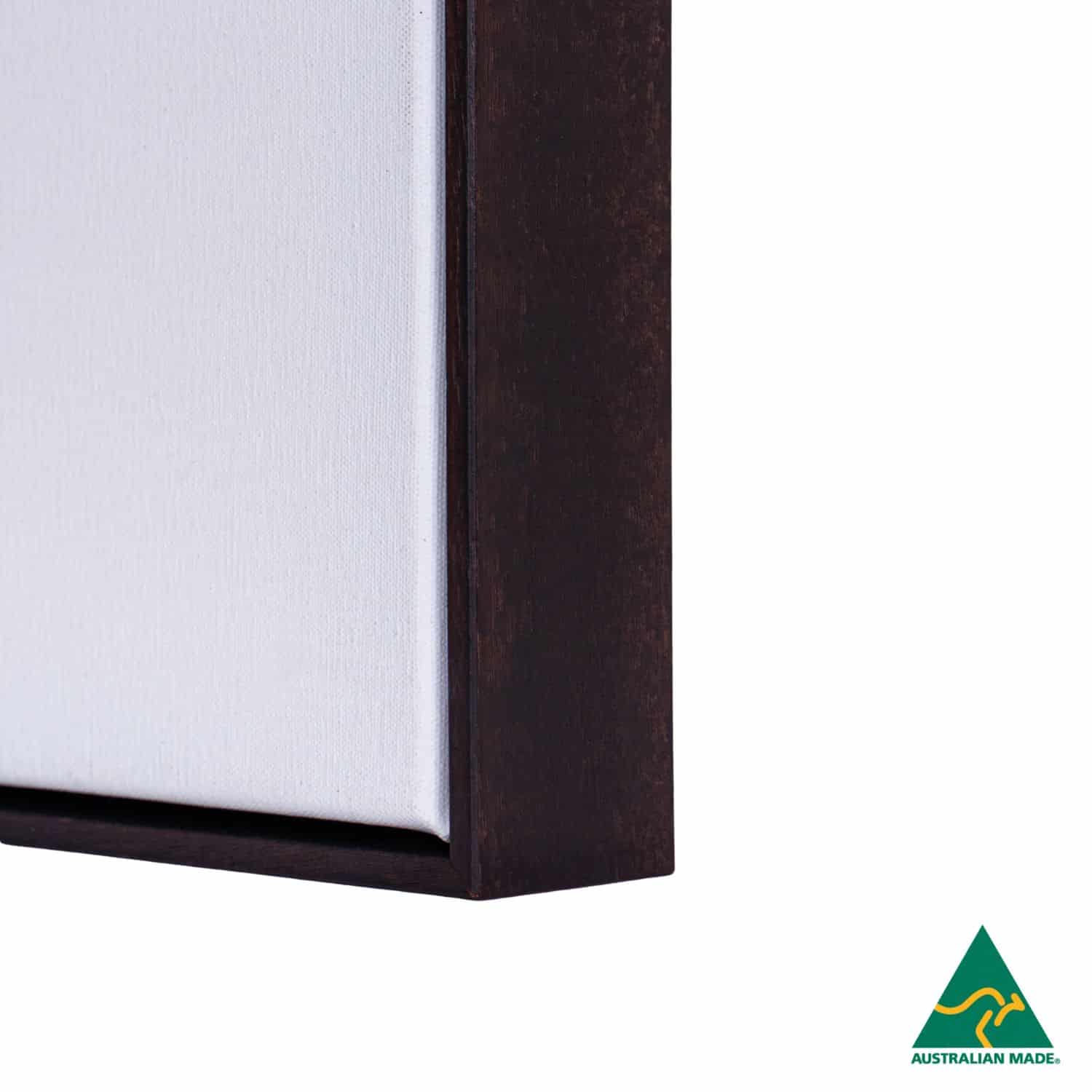 Custom Size Stretched Cotton Blank Canvas With Premium Floating Frame (60mm) - Image 2