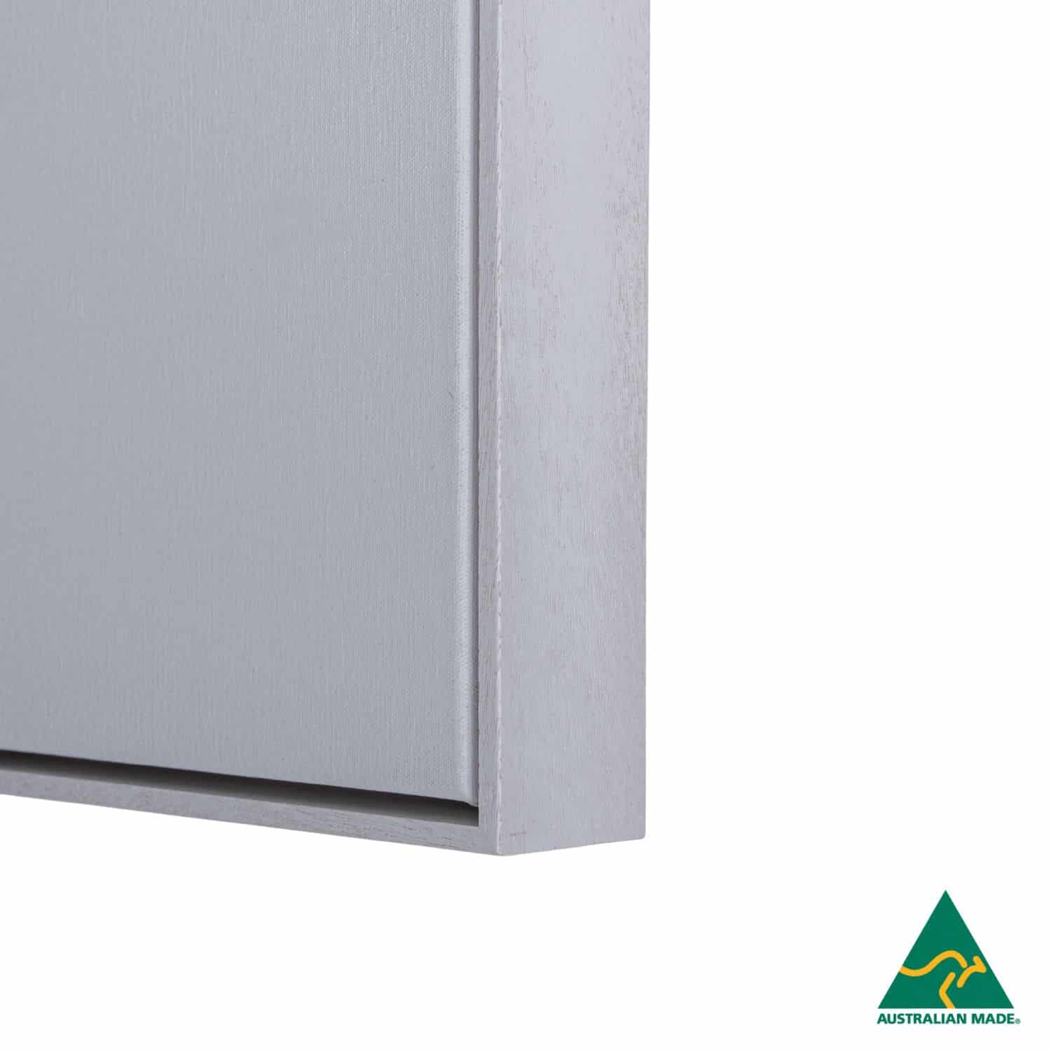 Custom Size Stretched Cotton Blank Canvas With Premium Floating Frame (60mm) - Image 3